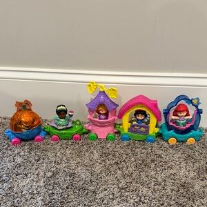 Magical Princess Train Set with Colorful Carriages